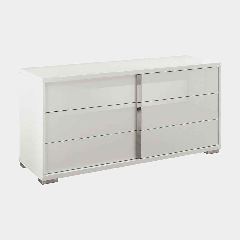 Dresser In White High Gloss