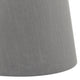 Tropical Cylinder Shade 40cm Grey (LF)