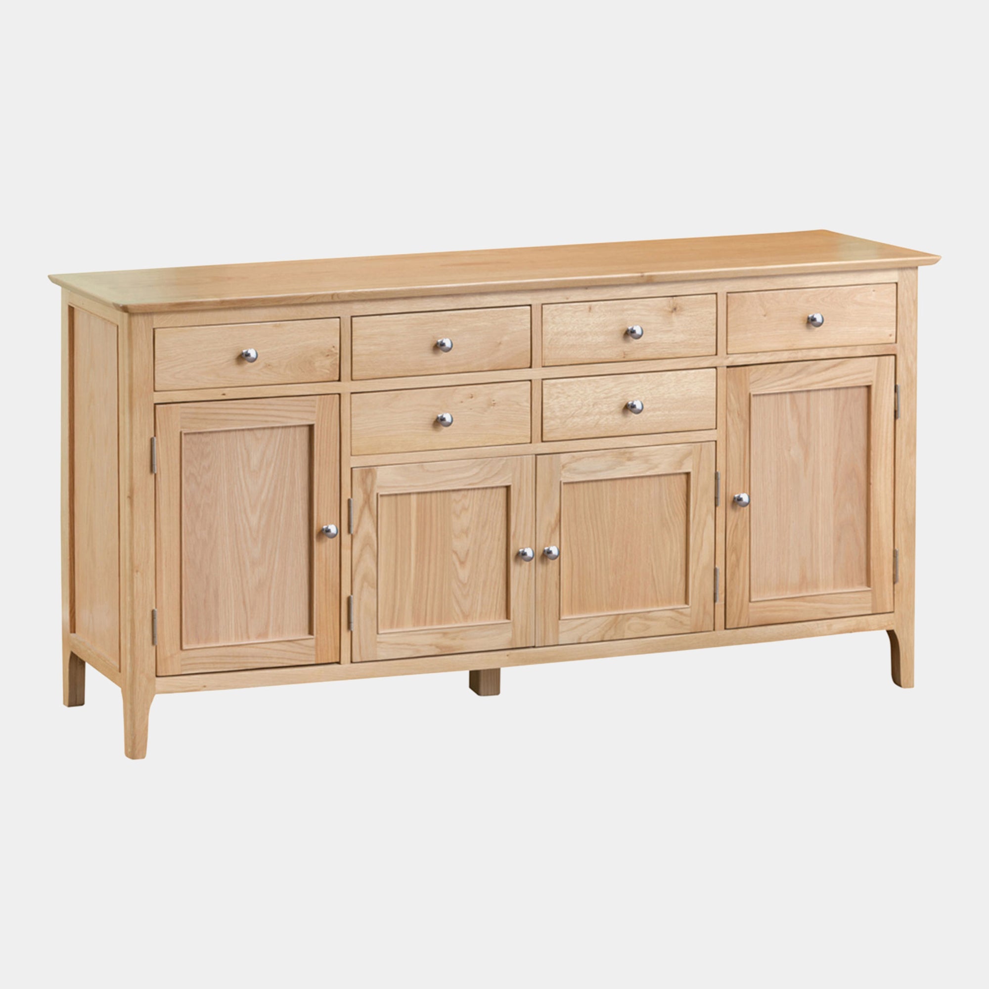 Suffolk - 4 Door Sideboard Oak Finish