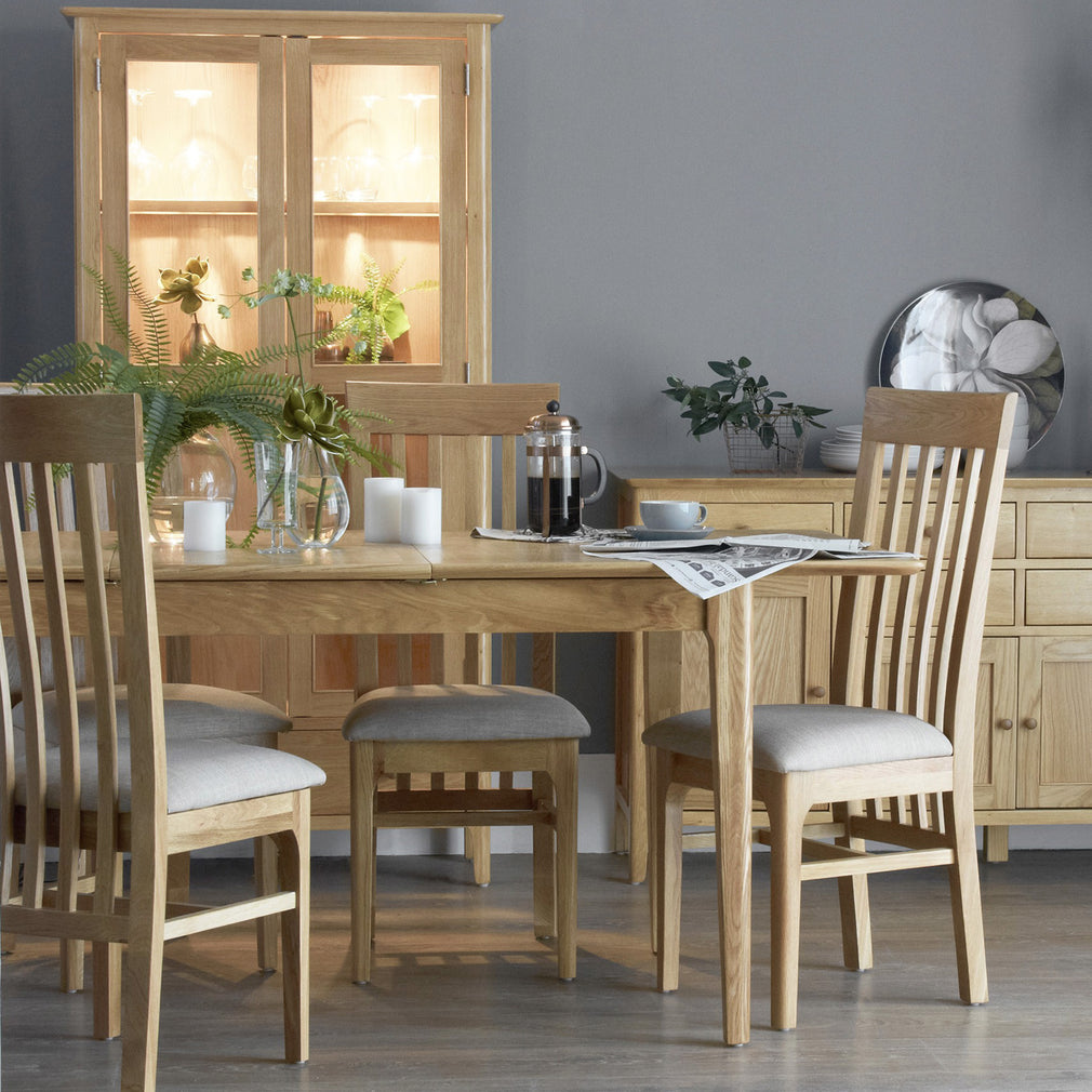 Suffolk - Console Table Oak Finish