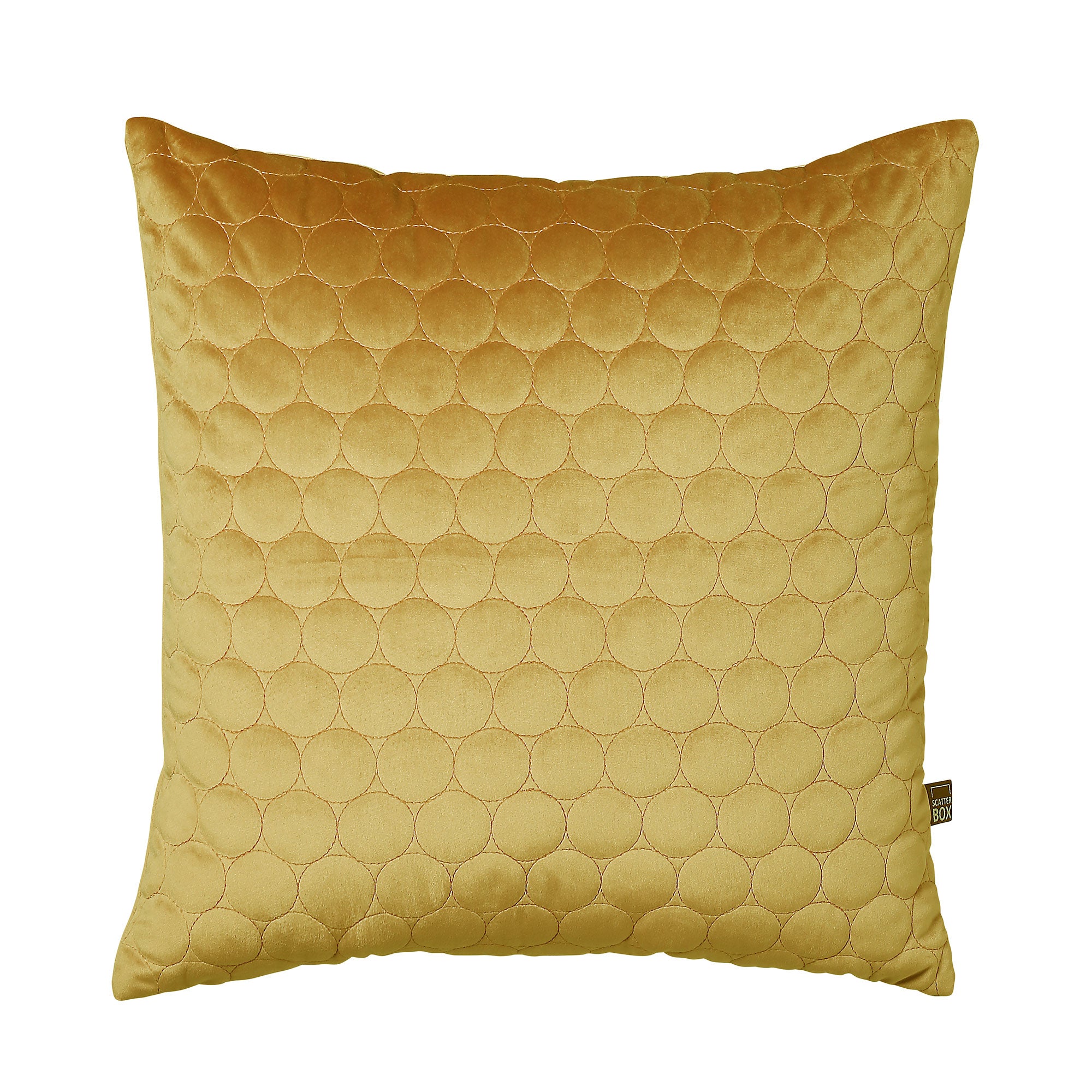 Halo Cushion Antique Gold