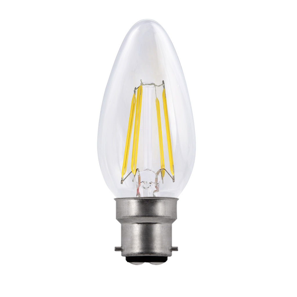 LED Candle 5w BC Warm White Dimmable