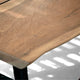 240cm Suar Planked Raw Edge Dining Table  Solid Oiled Wood (FOR WEBSITE ONLY)