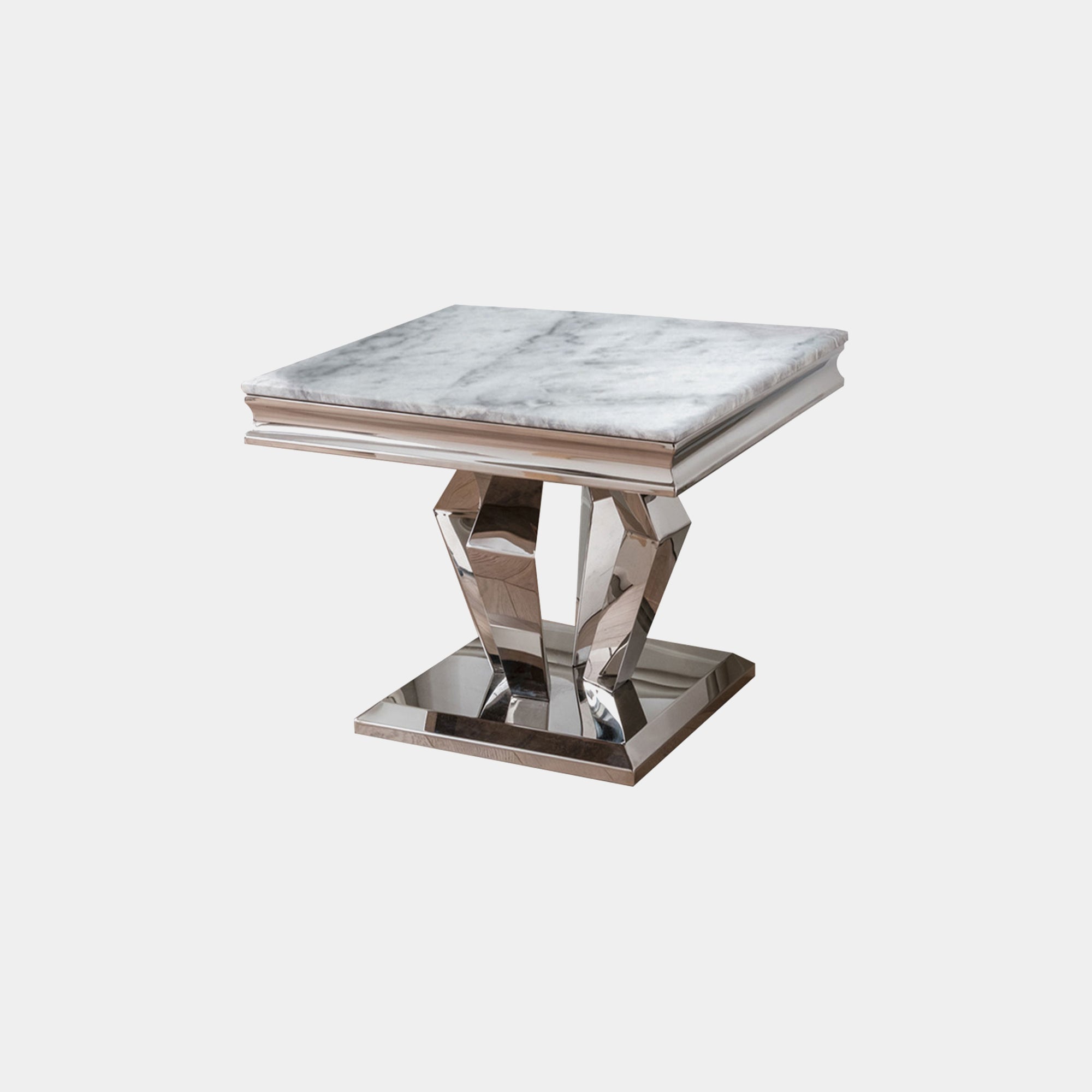 Missano - Lamp Table Grey Marble Top