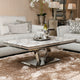 Coffee Table Grey Marble Top