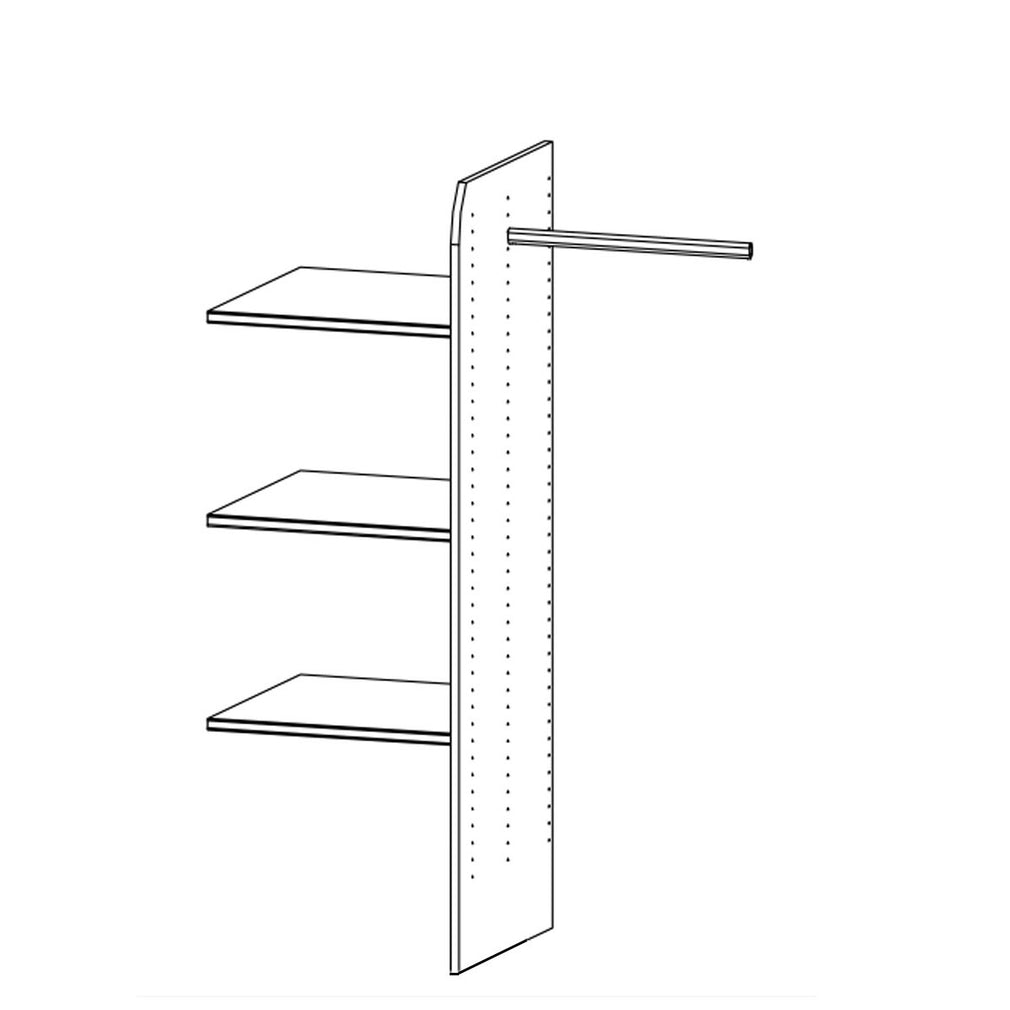 Nova  - 9SJ6 Classic Interior Package For 201cm Hinged Wardrobes