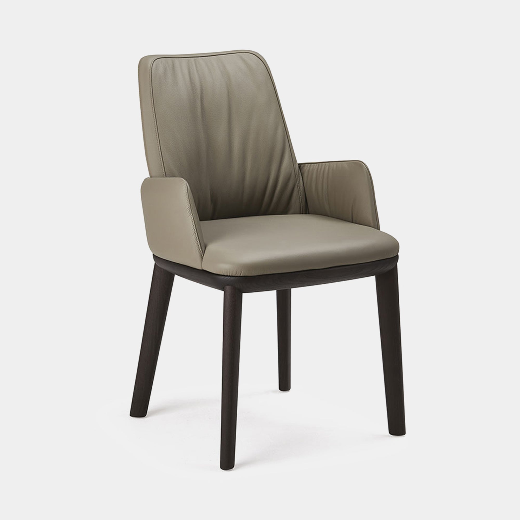 Cattelan Italia Belinda - Dining Chair With Arms In Synthetic Leather