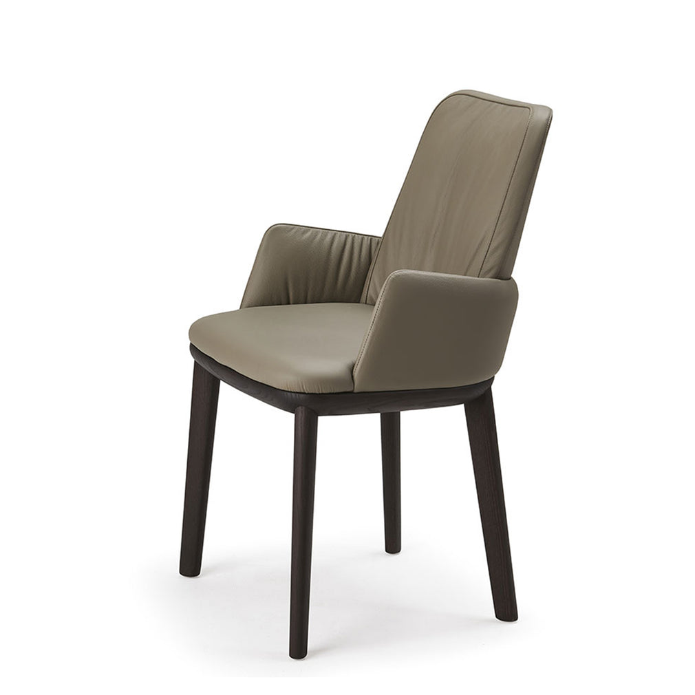 Cattelan Italia Belinda - Dining Chair With Arms In Synthetic Leather