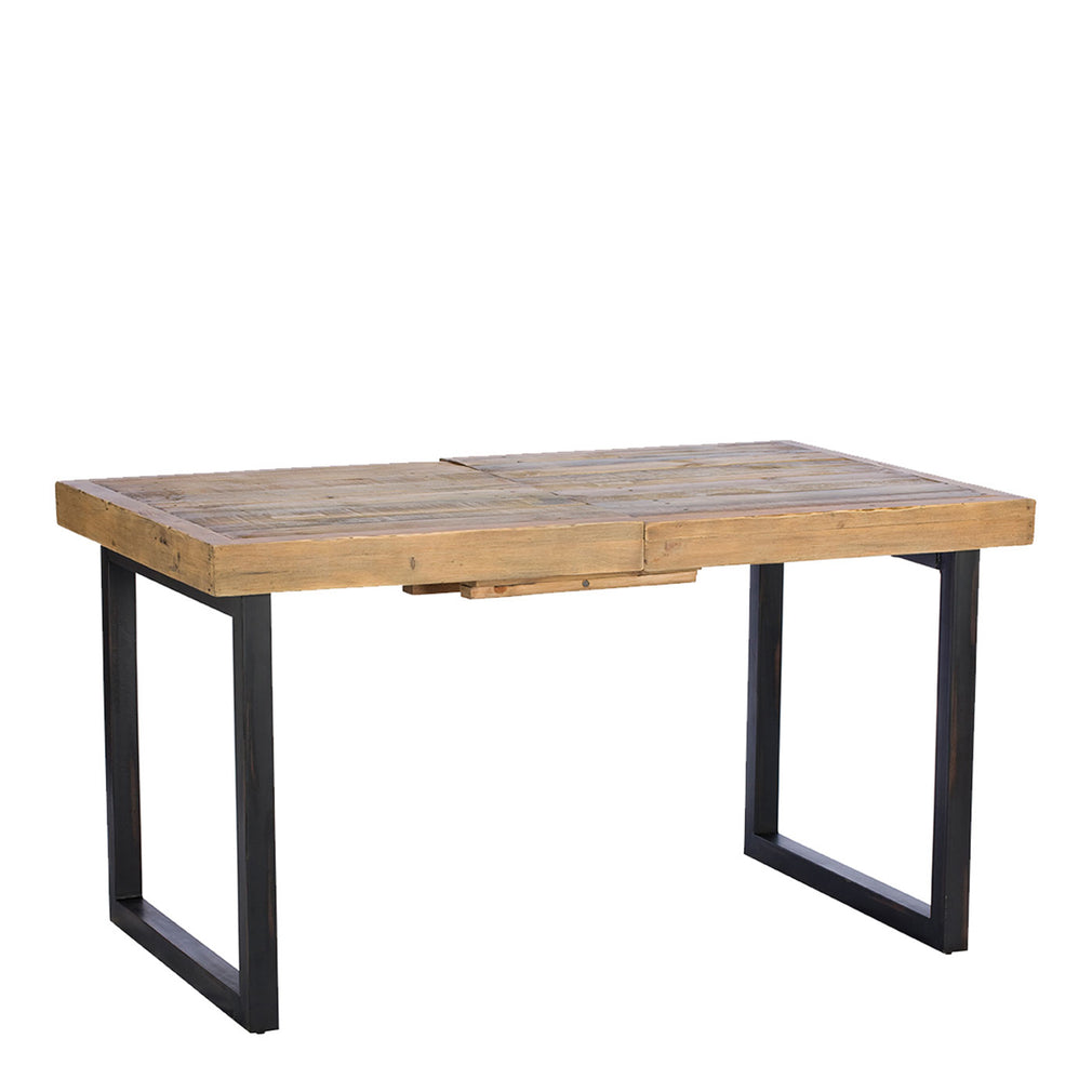 140cm - 180cm Fully Ext Dining Table  Reclaimed Timber