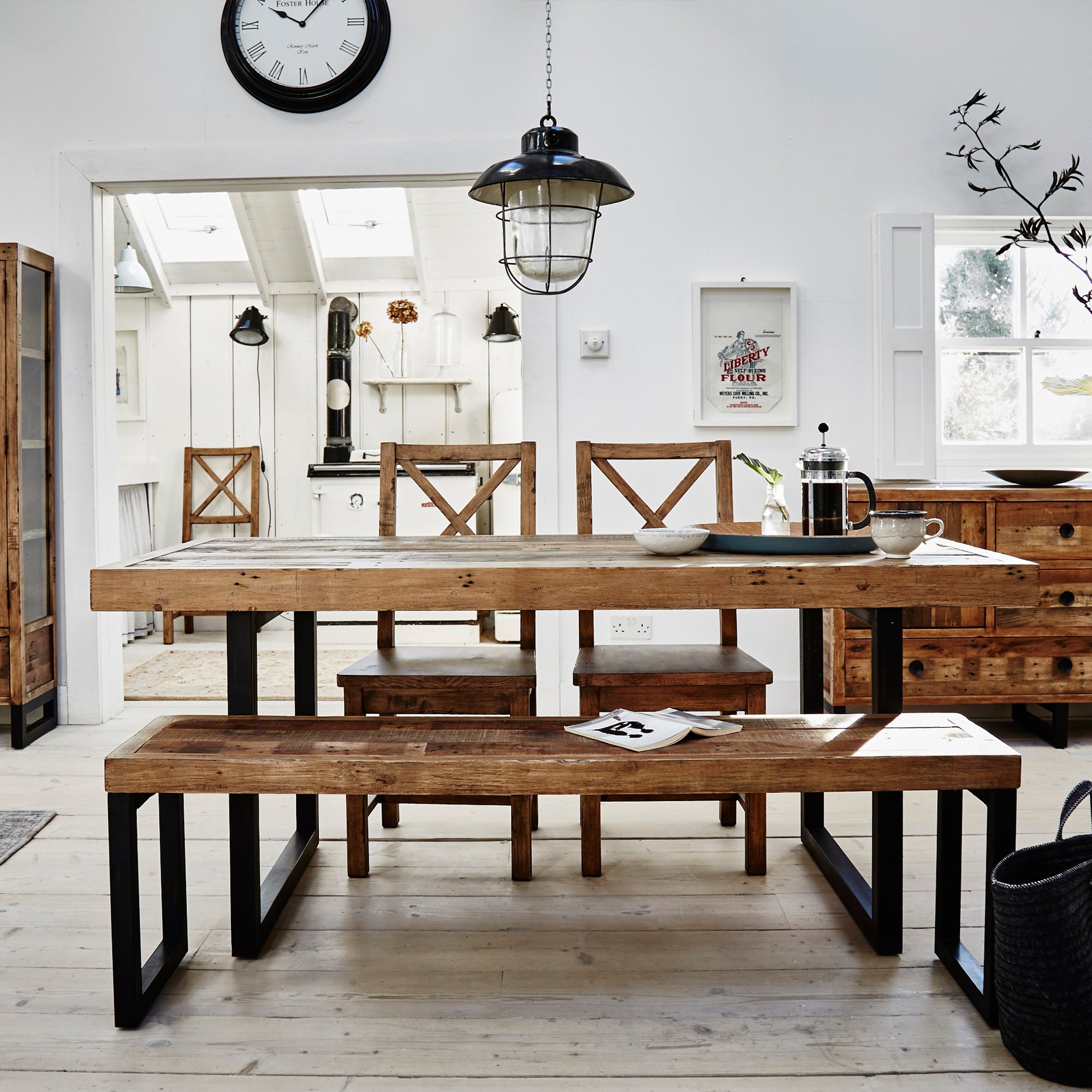 Desk Reclaimed Timber (Assemby Required)