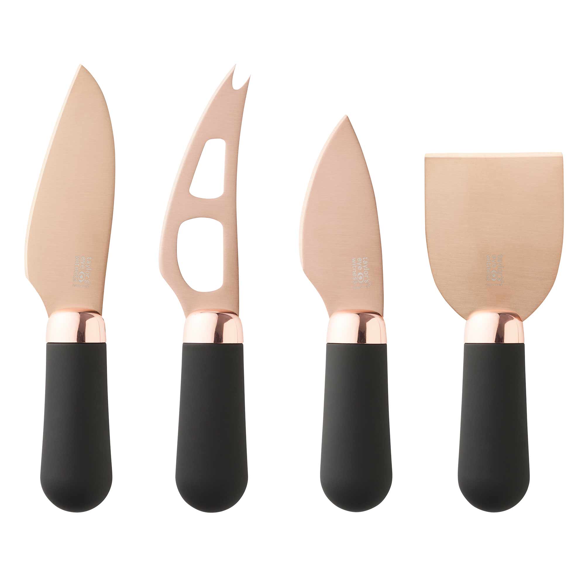 Brooklyn Rose Gold Cheese Knife Set