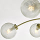 Neptune 6 Light Satin Brass