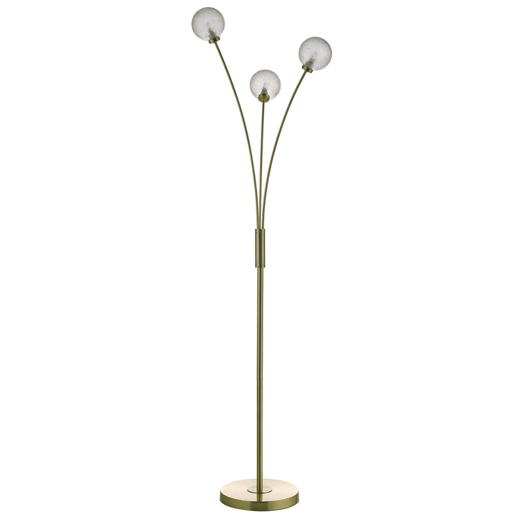 Neptune Floor Lamp Sat Brass