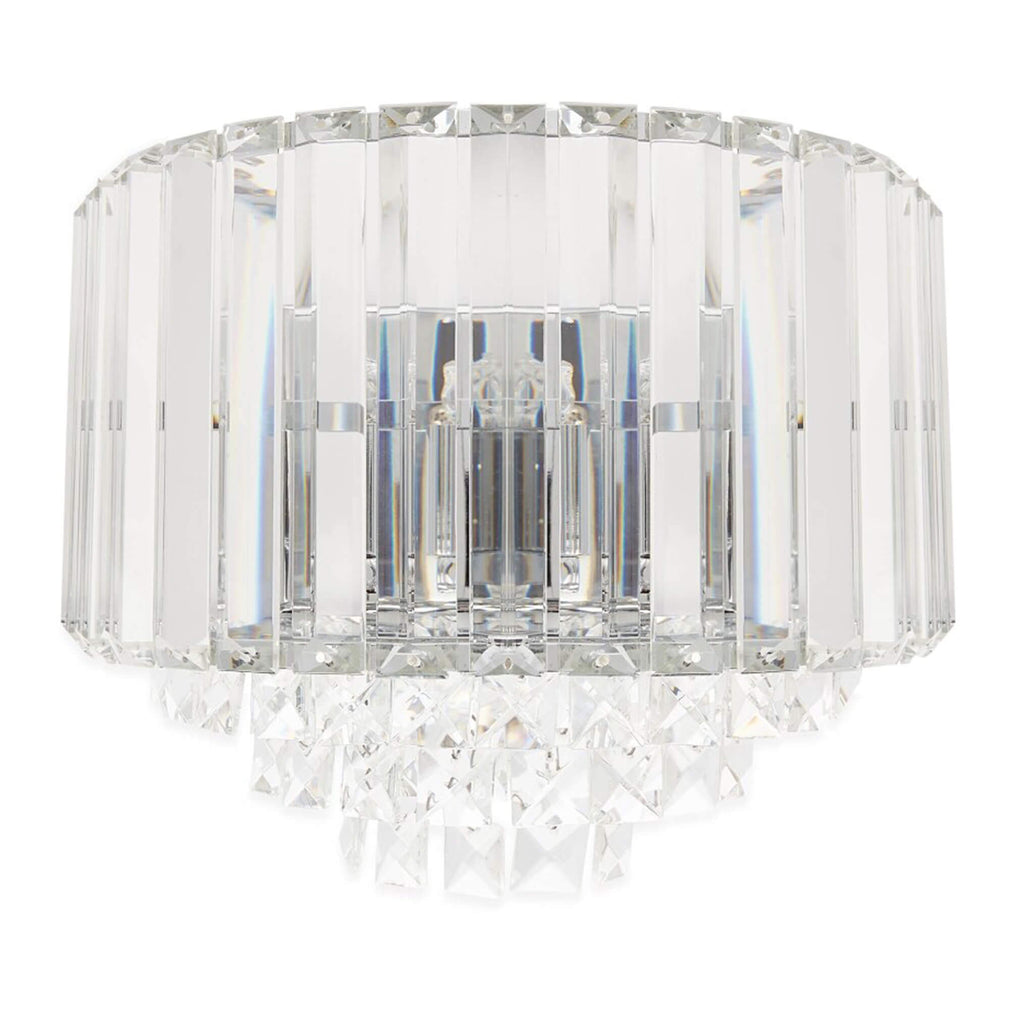 LA Collection Vienna Wall Light Crystal/Chrome