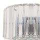 LA Collection Vienna Wall Light Crystal/Chrome