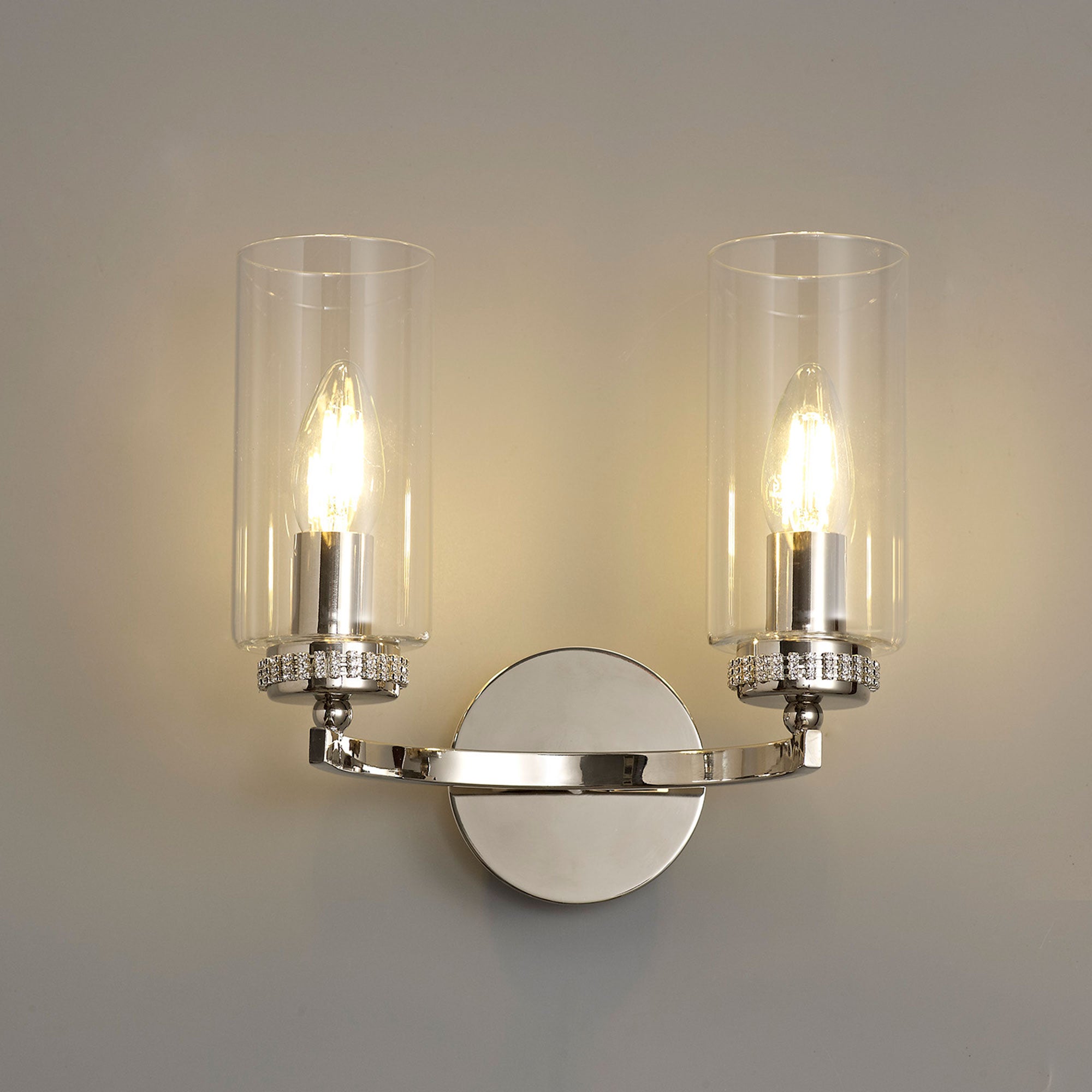 Kova 2 Wall Light Pol Nickel