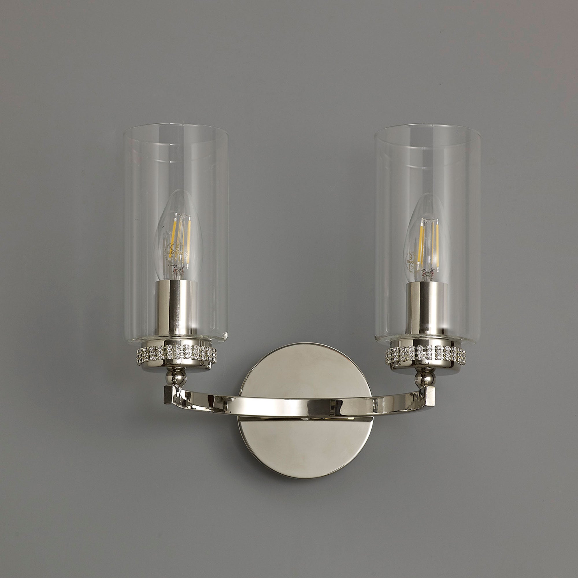 Kova 2 Wall Light Pol Nickel