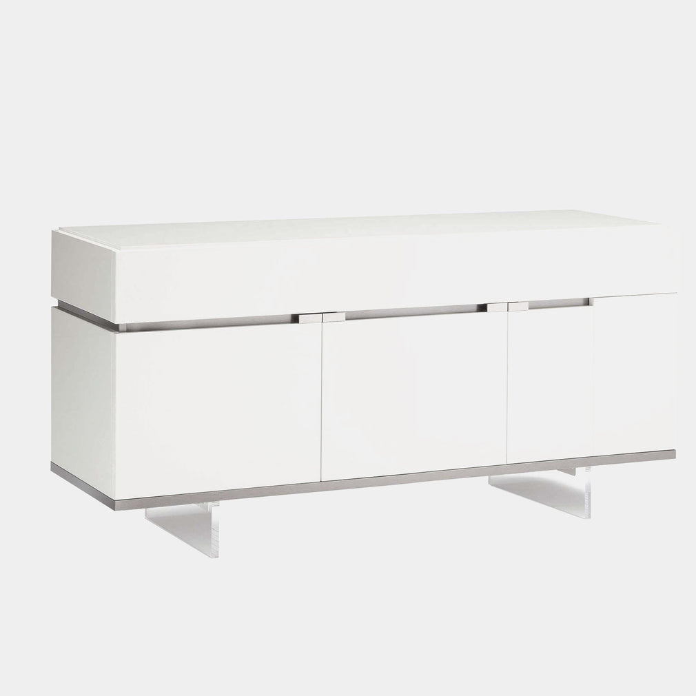 Heiron - Small Buffet In White High Gloss