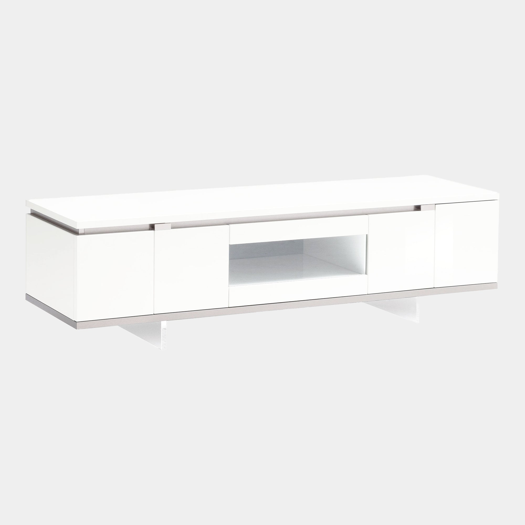 TV Base In White High Gloss