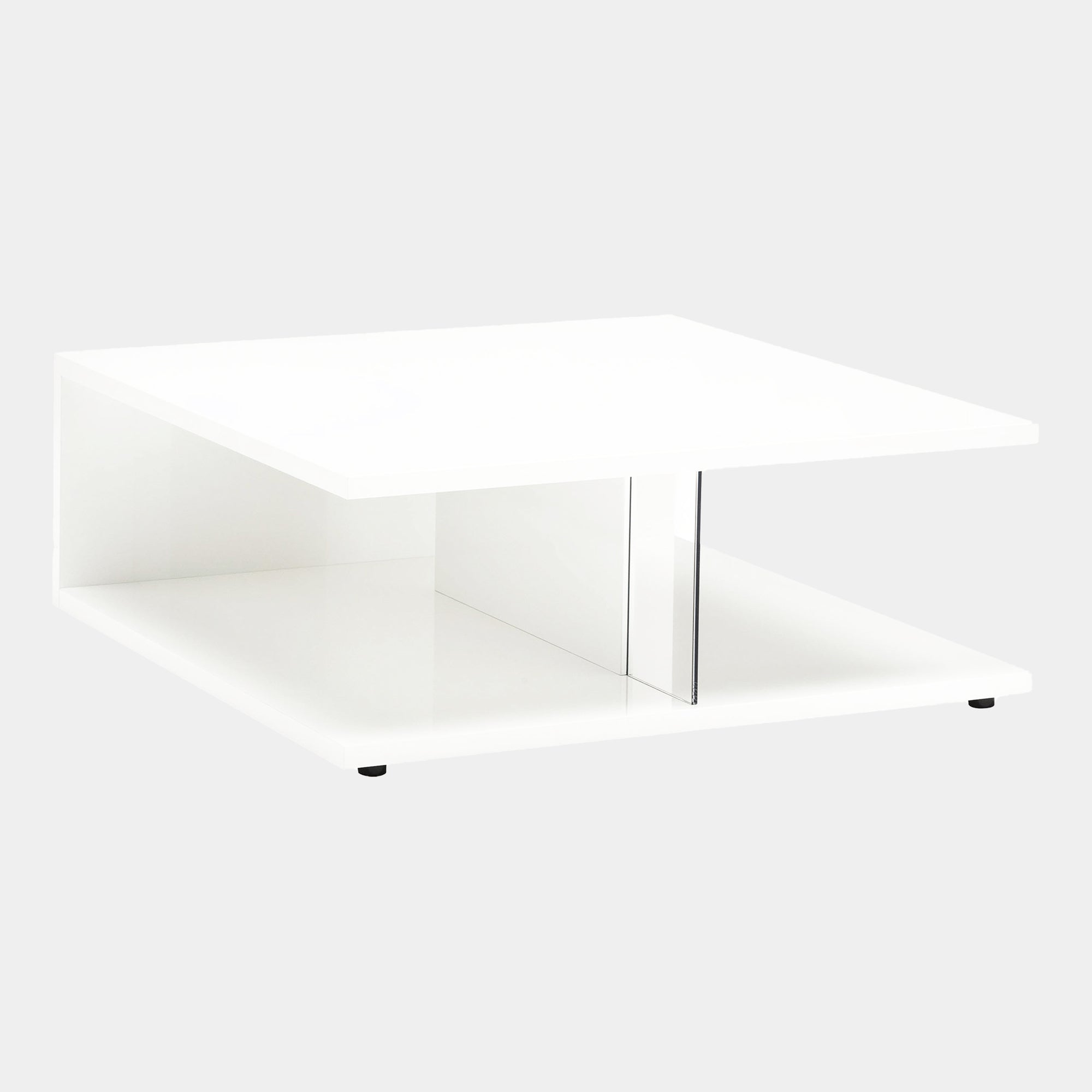 106x106cm table In White High Gloss
