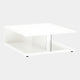 106x106cm table In White High Gloss