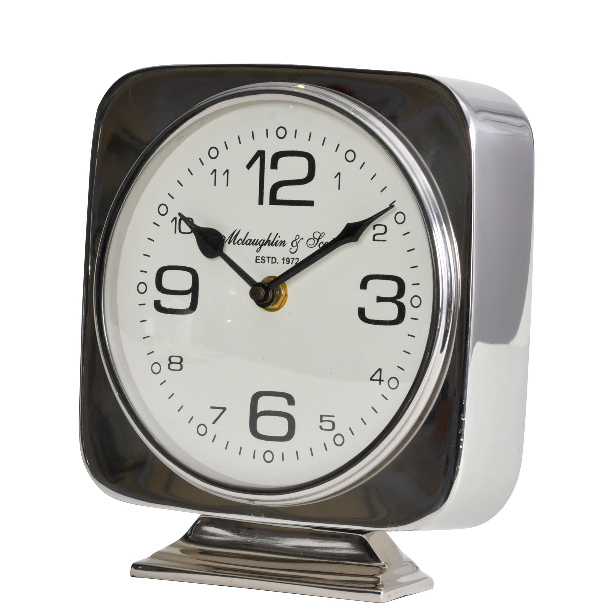 Vickery Mantel Clock Silver