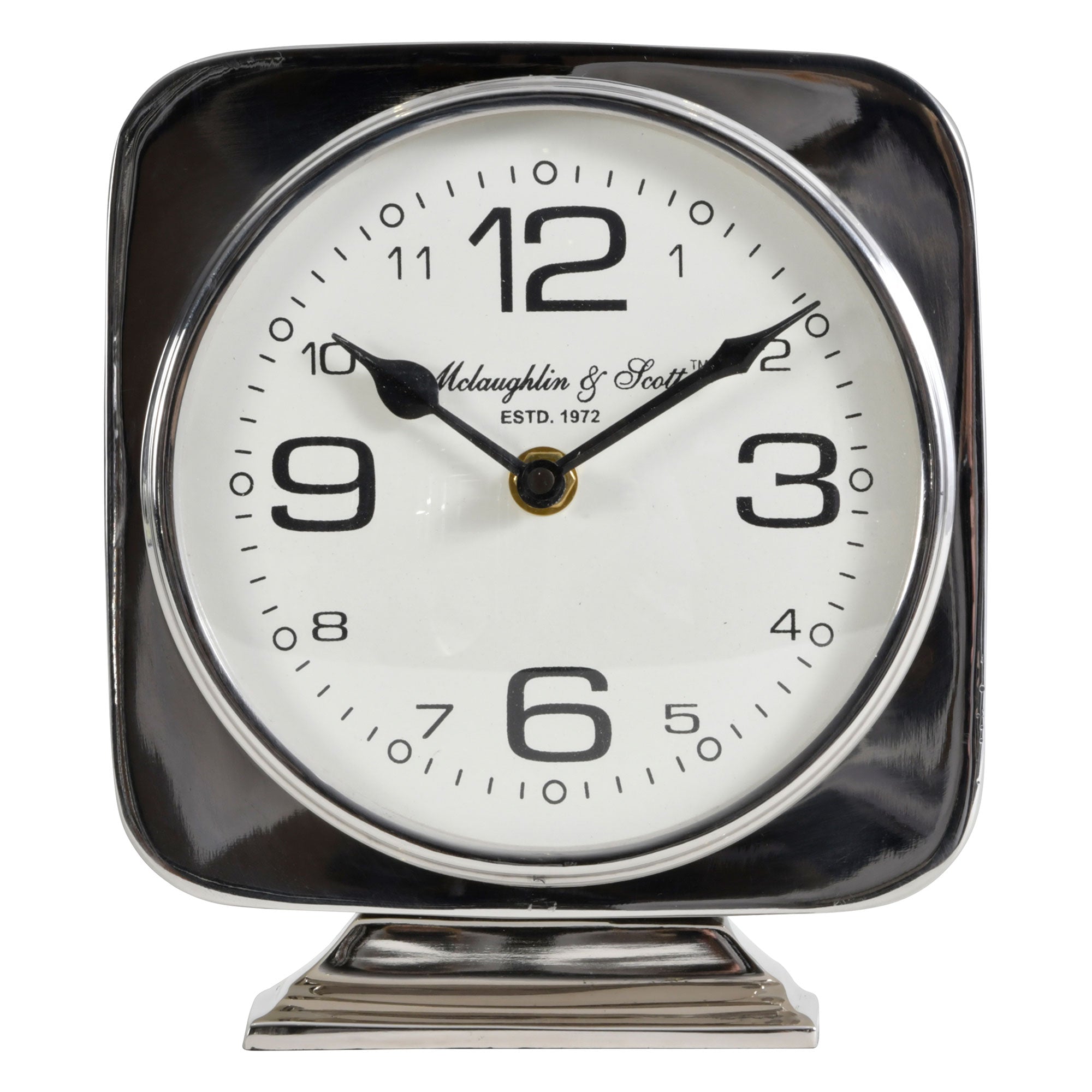 Vickery Mantel Clock Silver