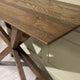 Lawrence Console Table In Smoked Oak Laquered Finish