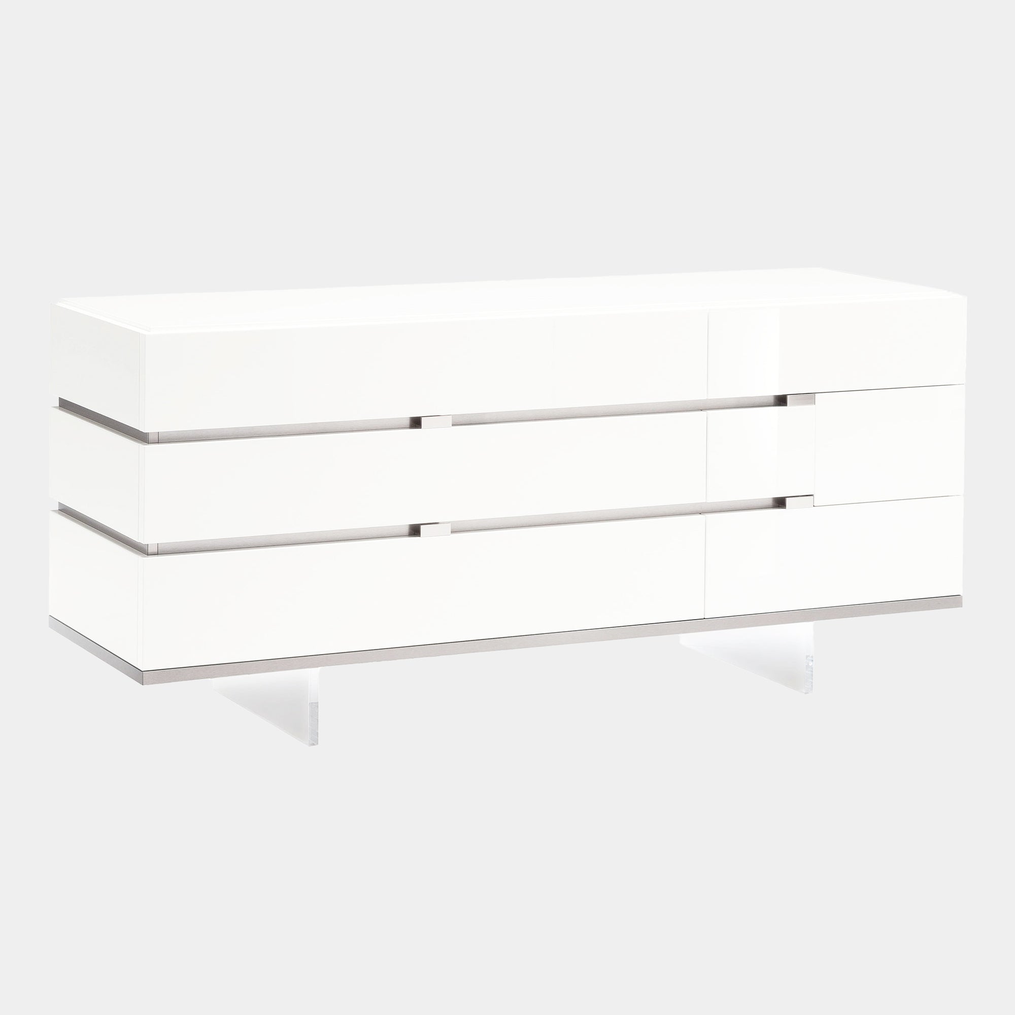 Dresser In White High Gloss