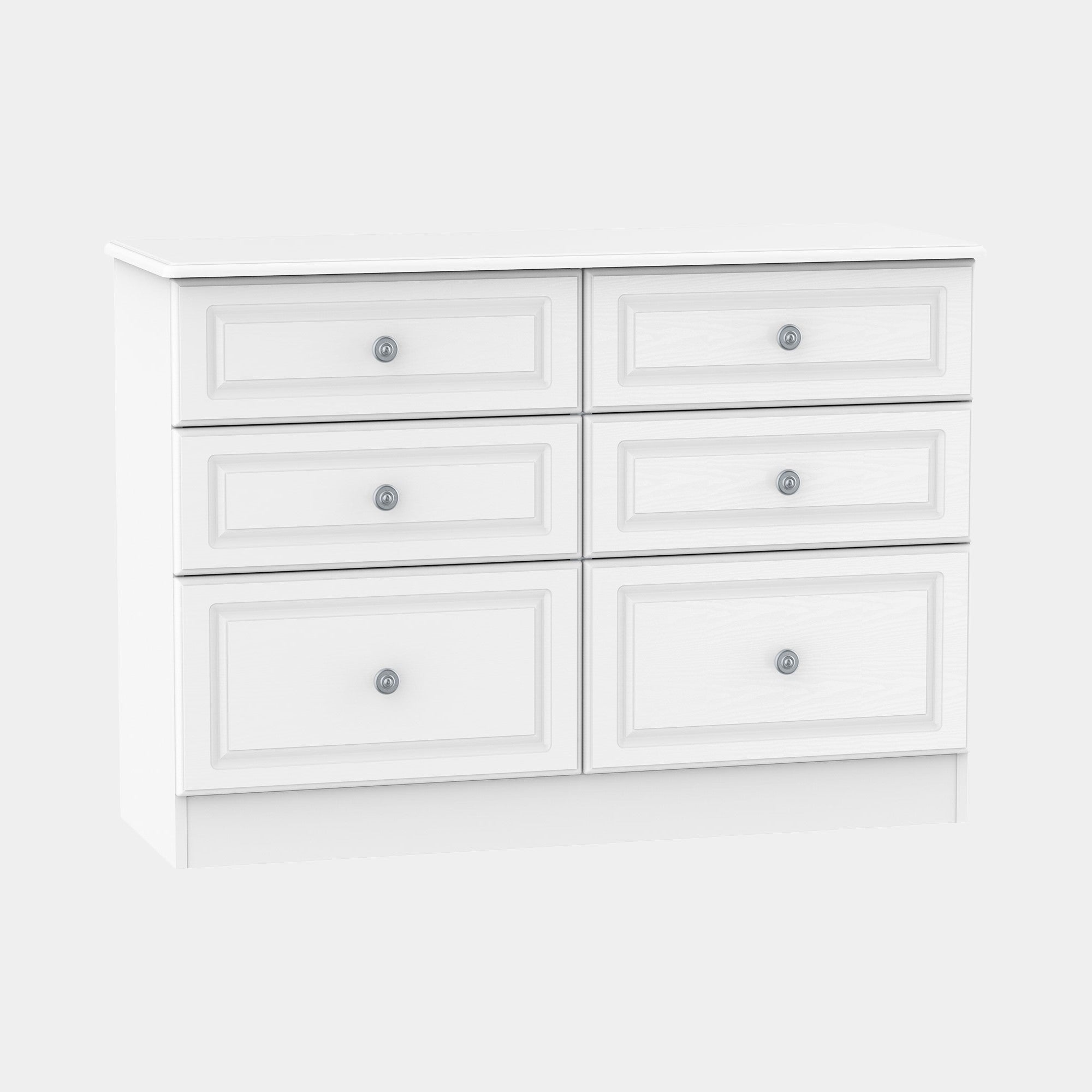 Ashford - 6 Drawer Midi Chest In White