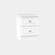 Penshurst - 2 Drawer Locker In White