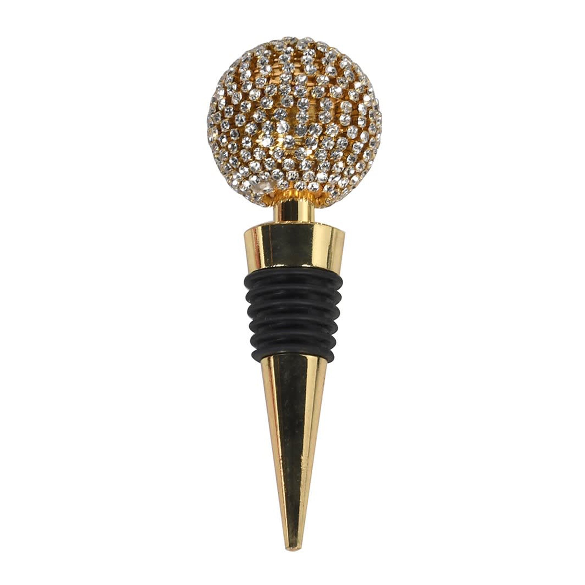 Gold Diamante Bottle Stopper