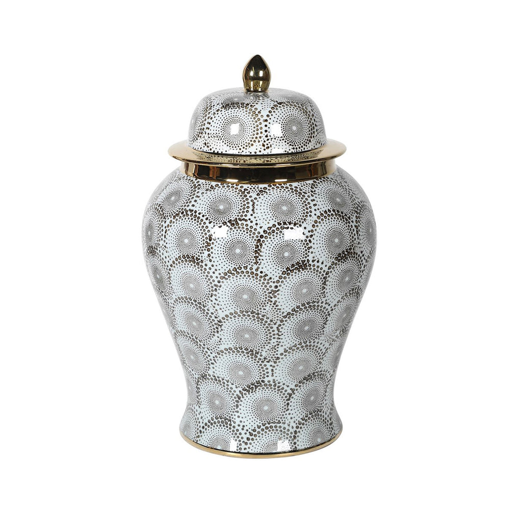 Lidded Ceramic Jar Grey