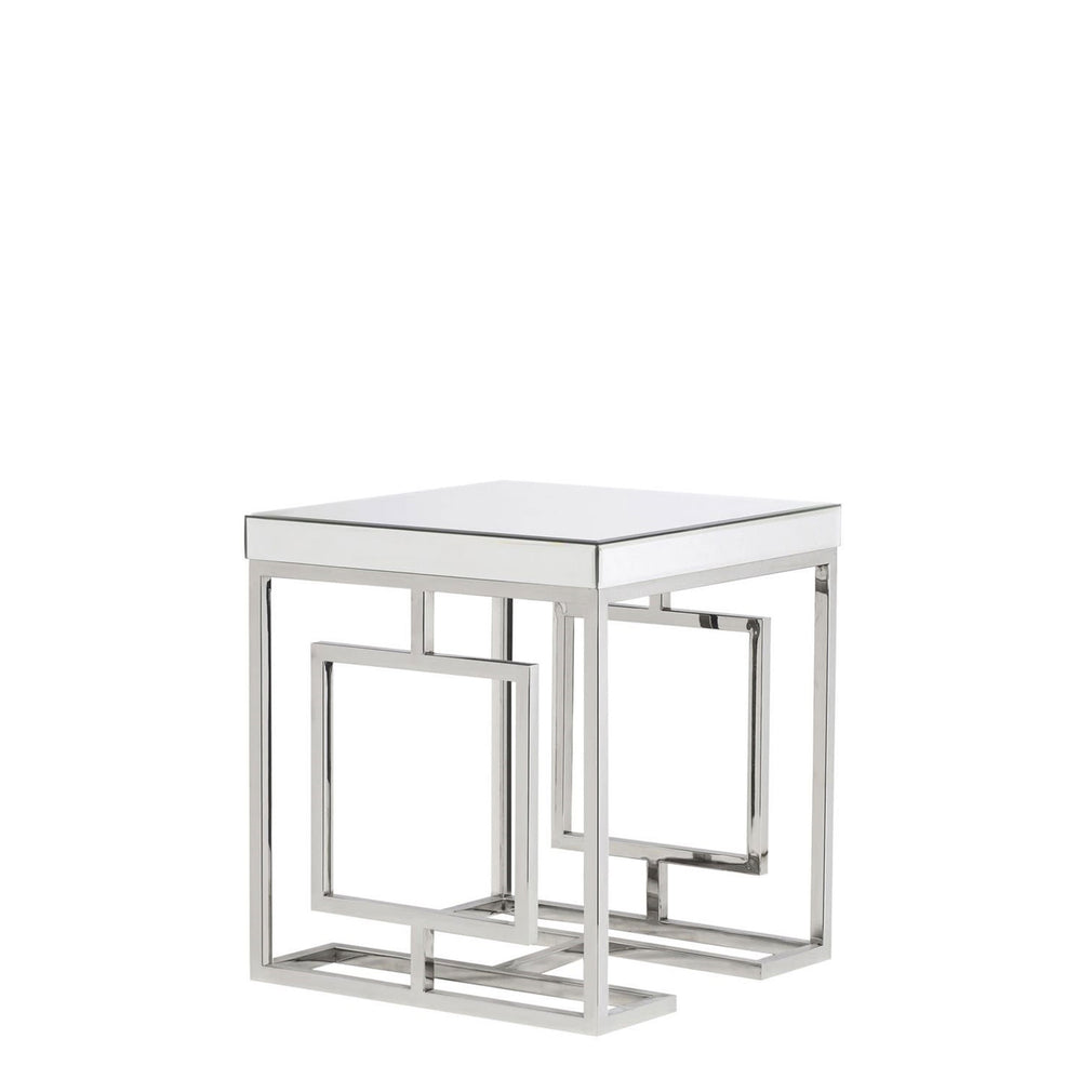 Mirrored Lamp Table