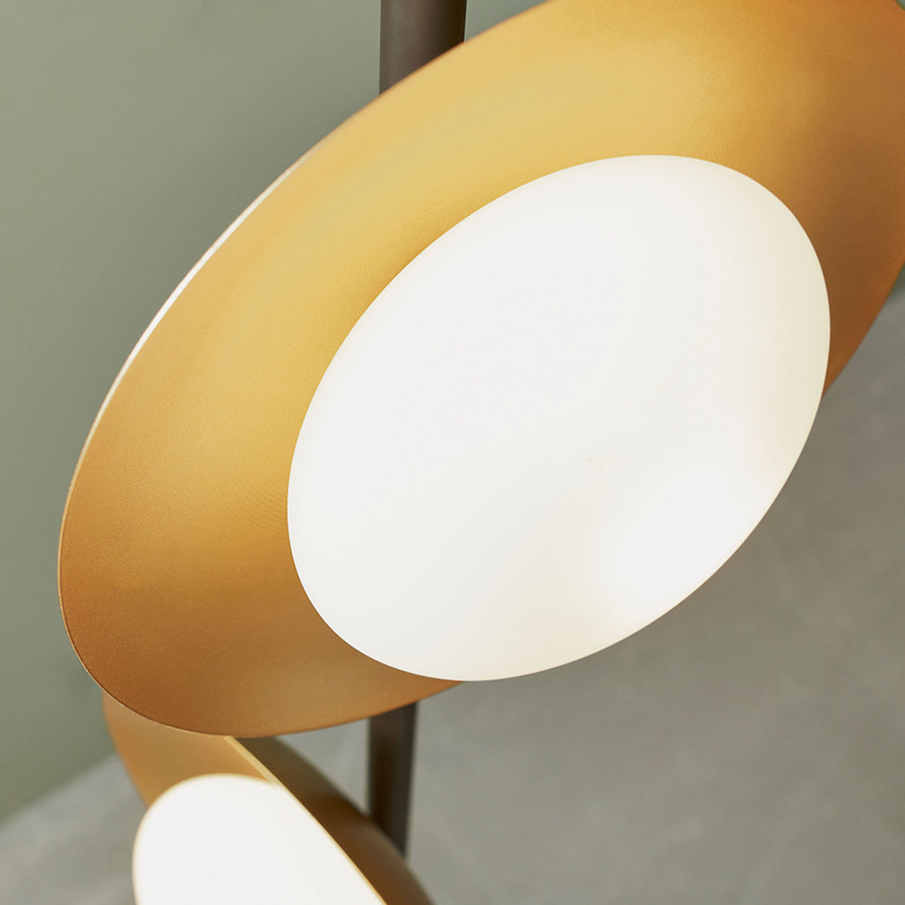 WEBEX Capa Floor Lamp Gold & Dark Bronze