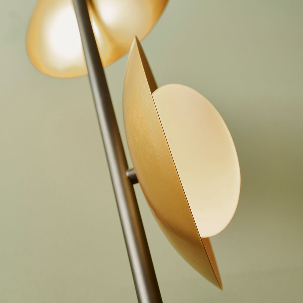 WEBEX Capa Floor Lamp Gold & Dark Bronze