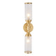 WEBEX Newton 2 Light Wall Light Satin Brass