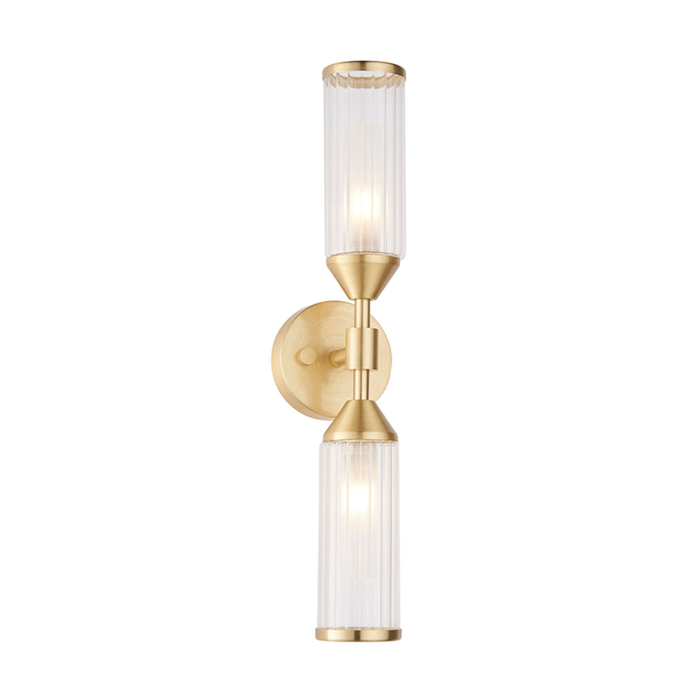 WEBEX Newton 2 Light Wall Light Satin Brass