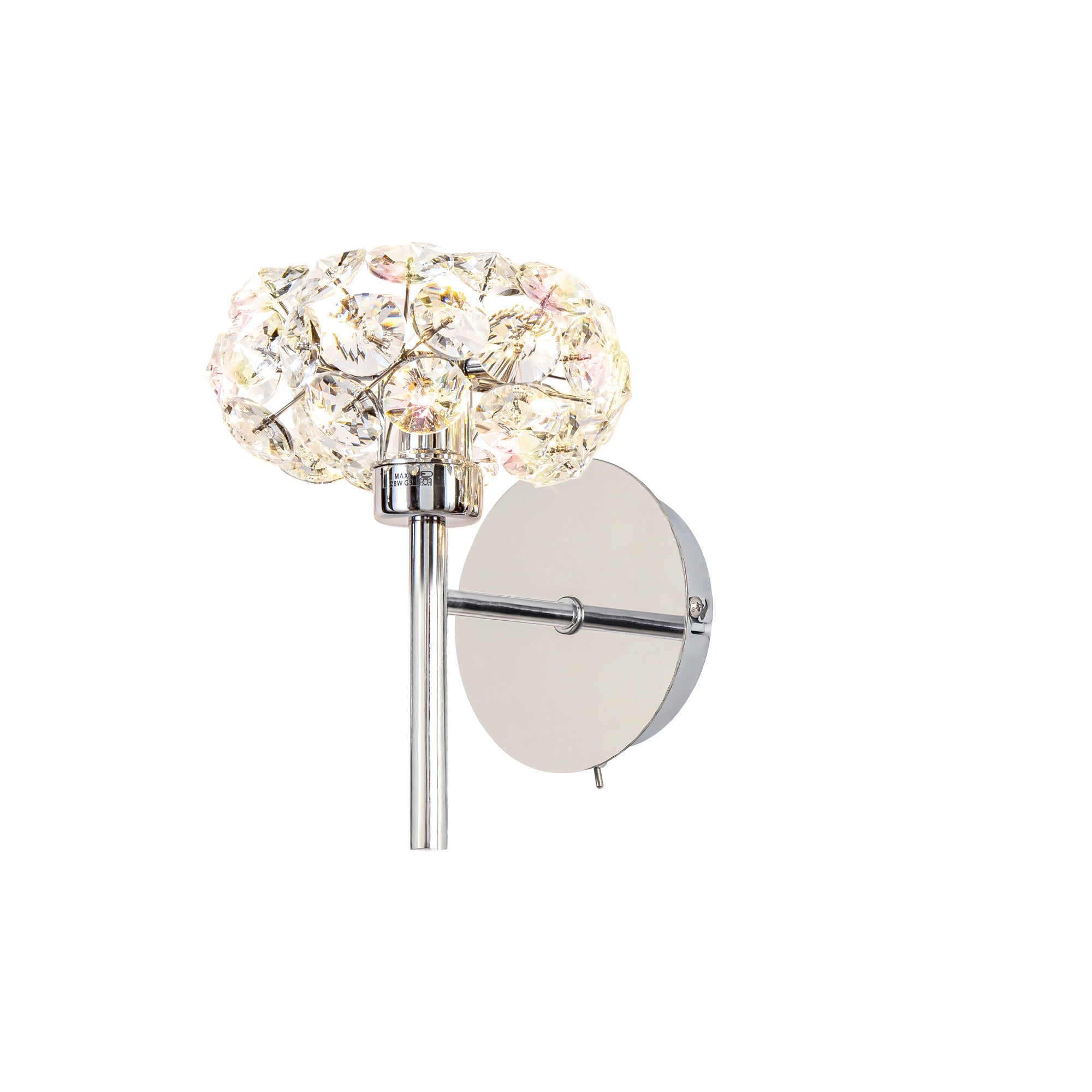 Variety Chrome 1 Wall Light (Frame)