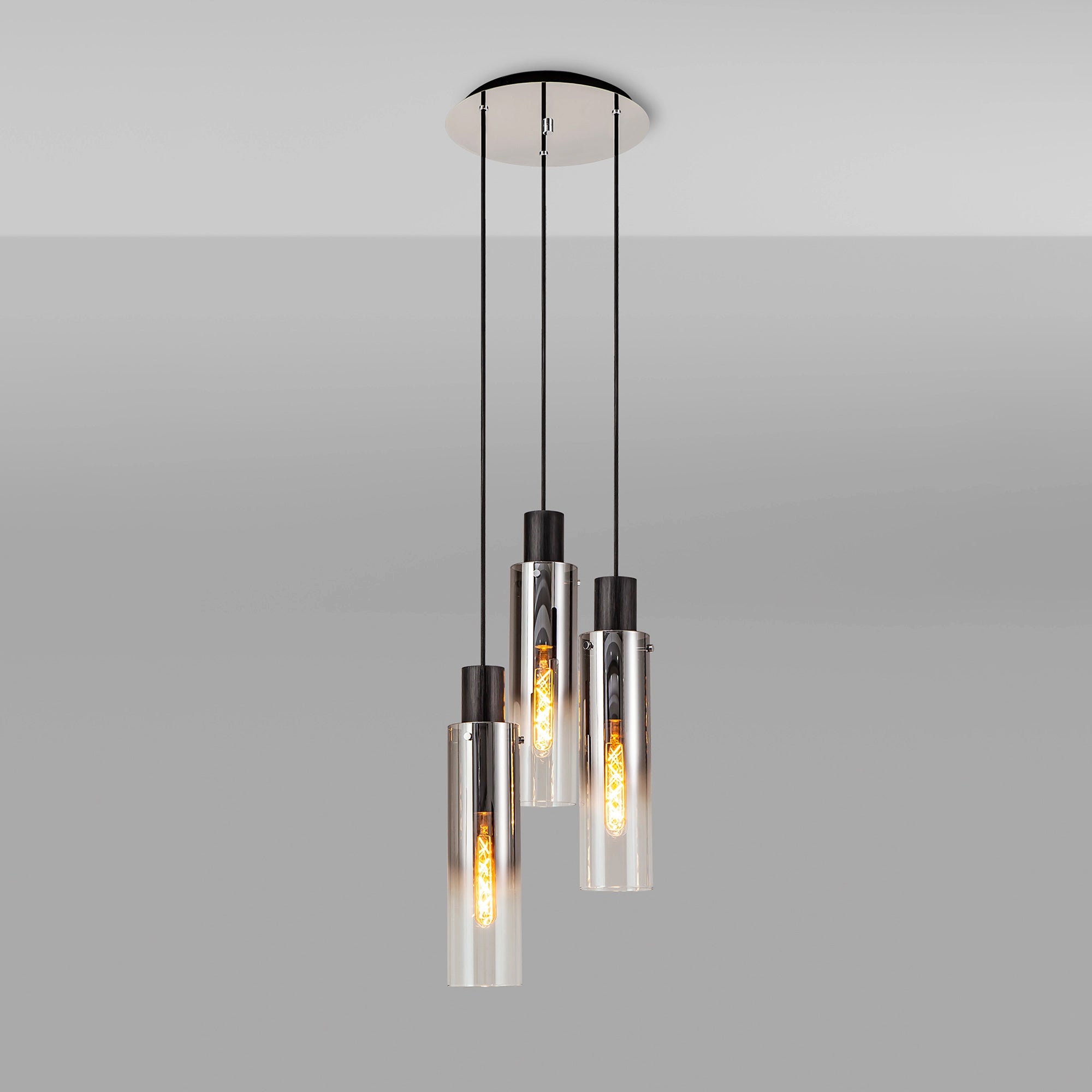 Oscura Smoke 3 Cascade Pendant