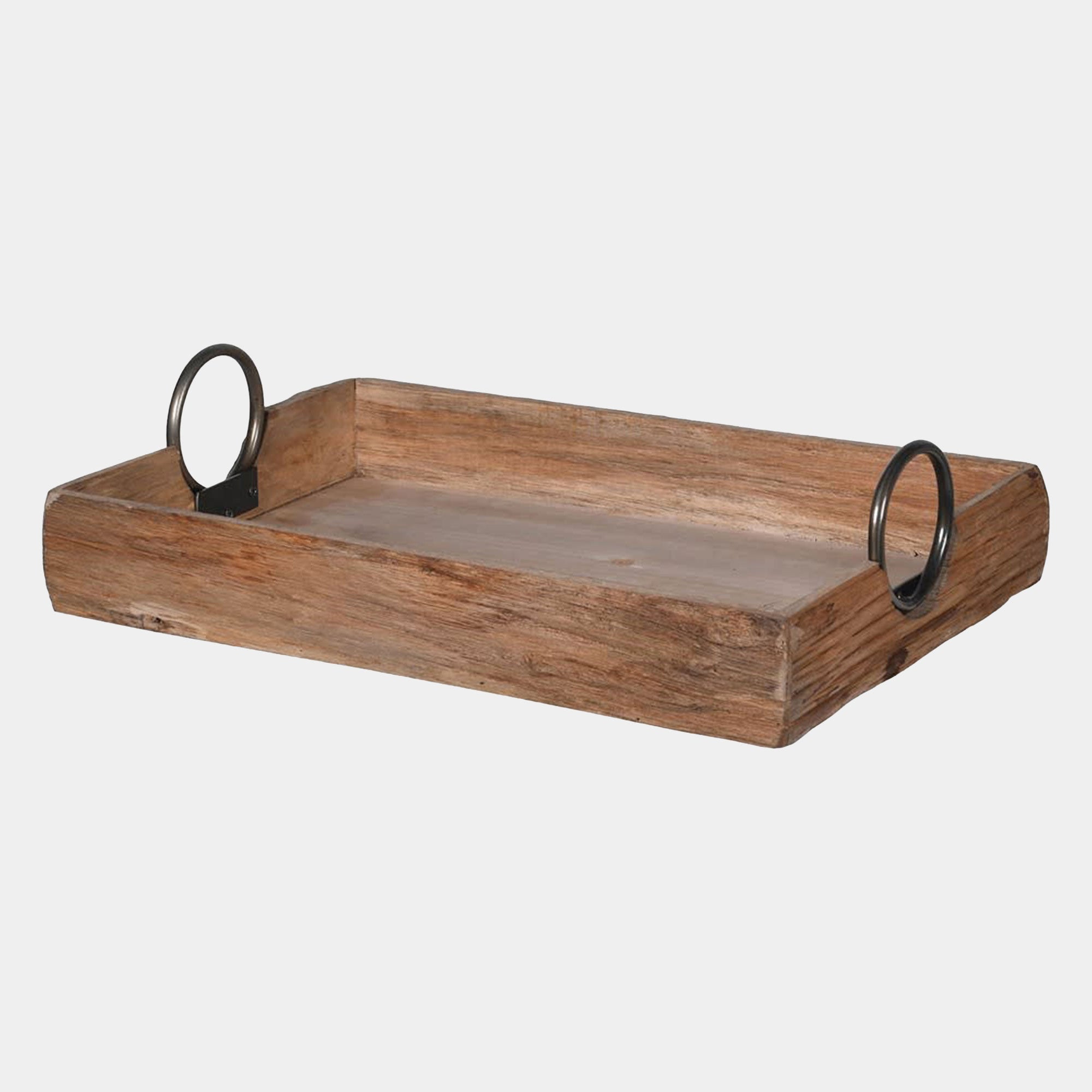 Wooden Tray With Handles (BO)