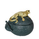 Lizard Avocado Trinket Box