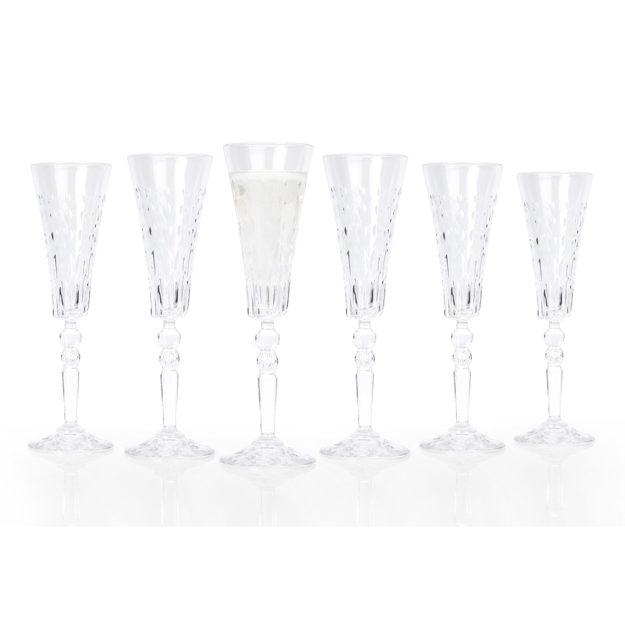 RCR Marilyn Champagne Flutes - Set of 6