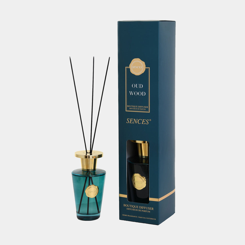 Sences Luxury Reed Diffuser Scented Oud Wood 300ml (DR)