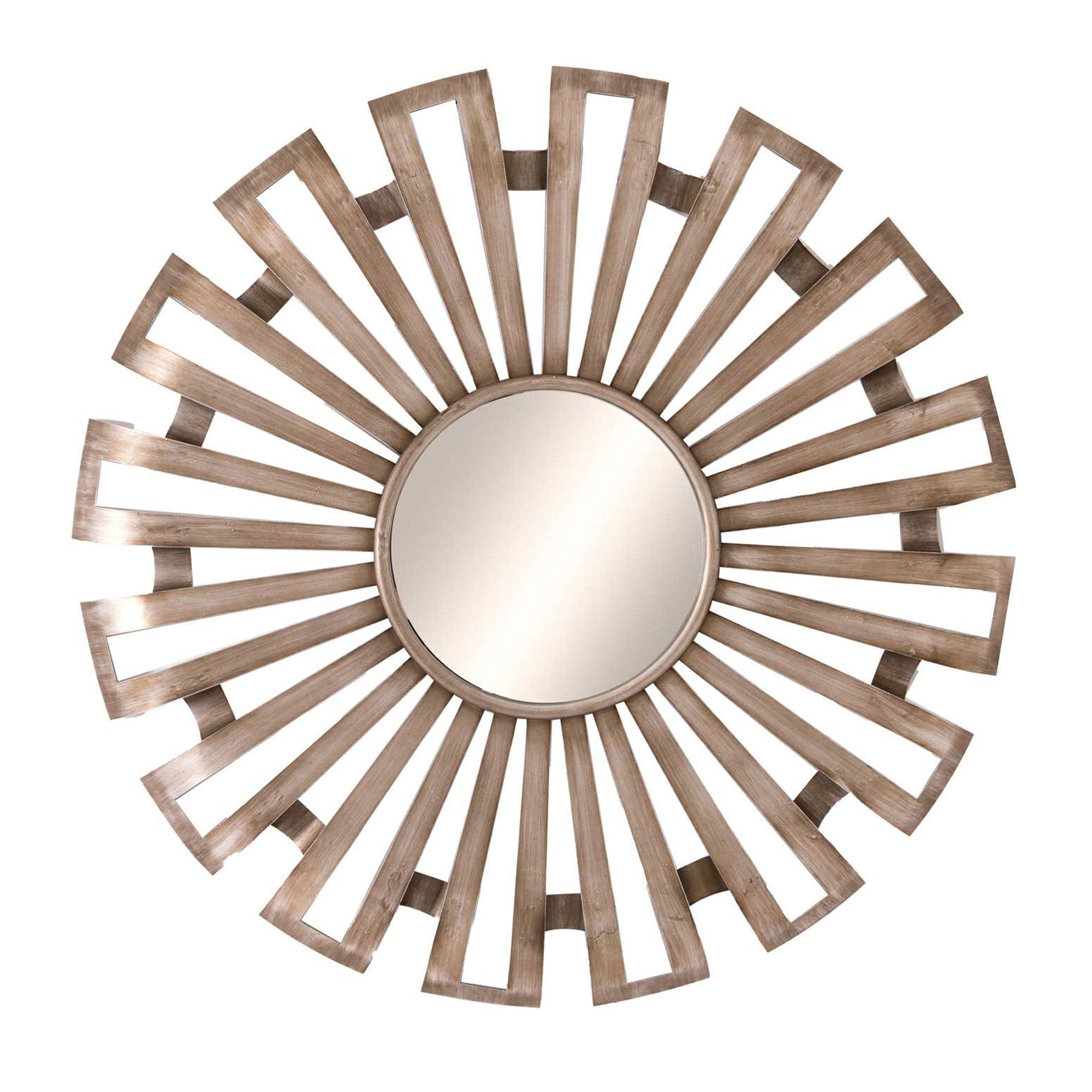 Sunburst Mirror Silver