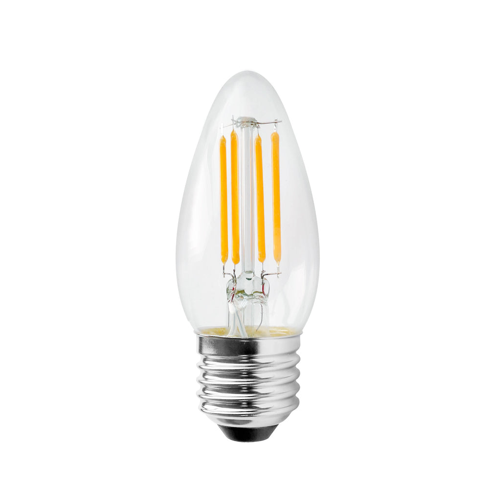 LED Candle 5w ES Clear Cool White Dimmable