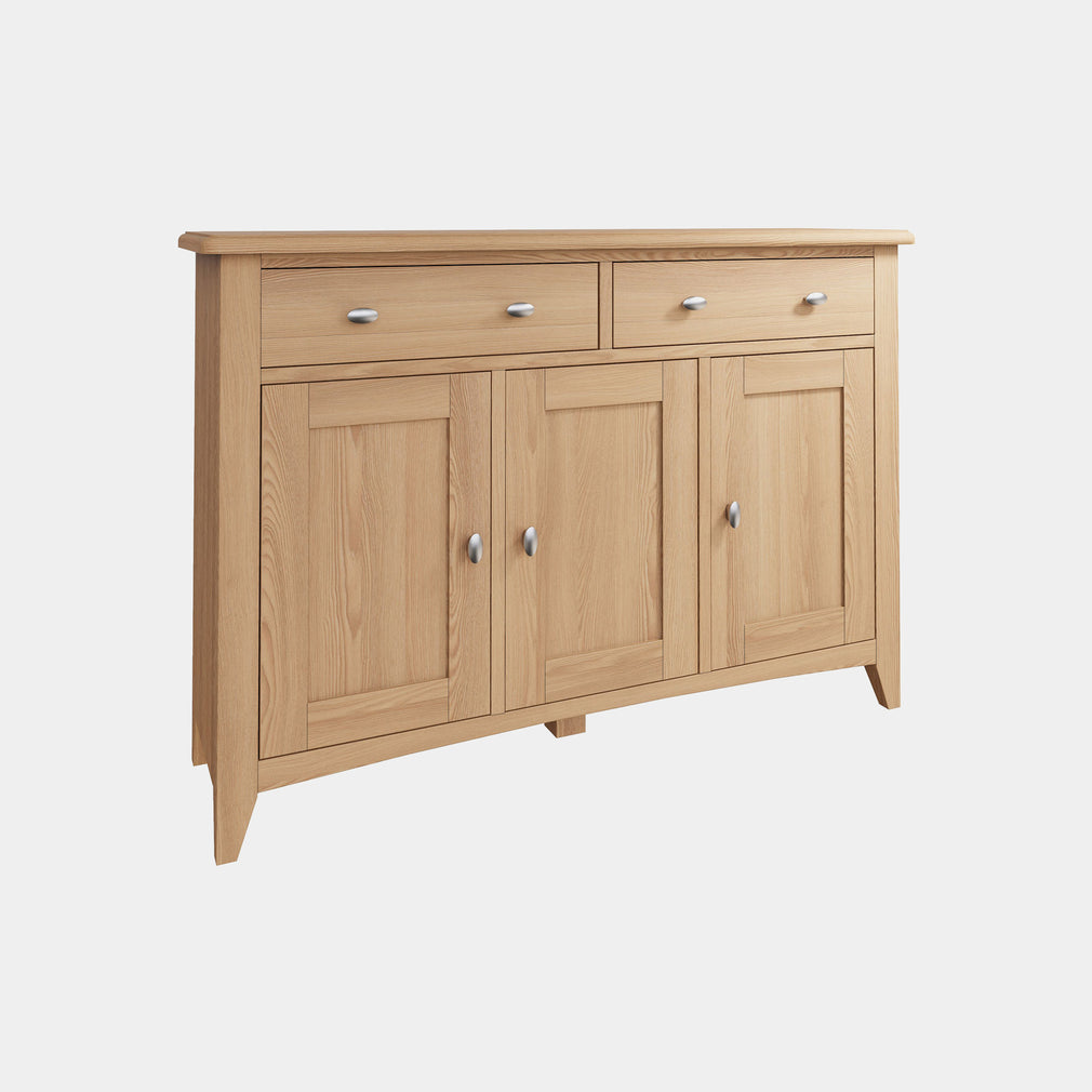 Burham - 3 Door 2 Drawer Sideboard Oak Finish