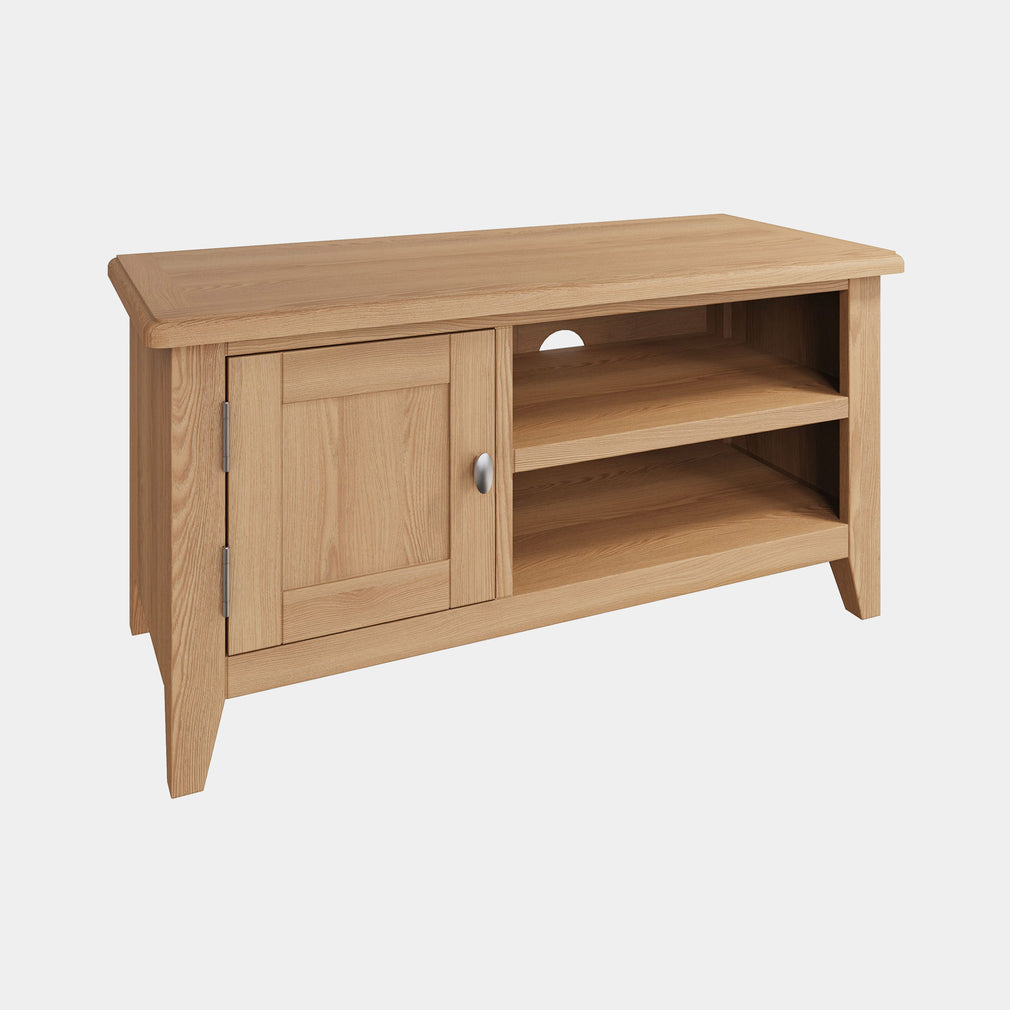 Burham - 90cm TV Unit Oak Finish