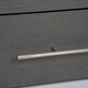 Tall Chest Of 5 Drawers  Handle In Oak/St Steel
