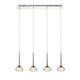 Spyder 4 LED Bar Pendant Chrome